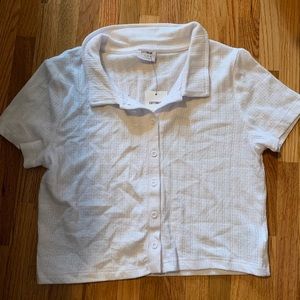 Large white baby tee!